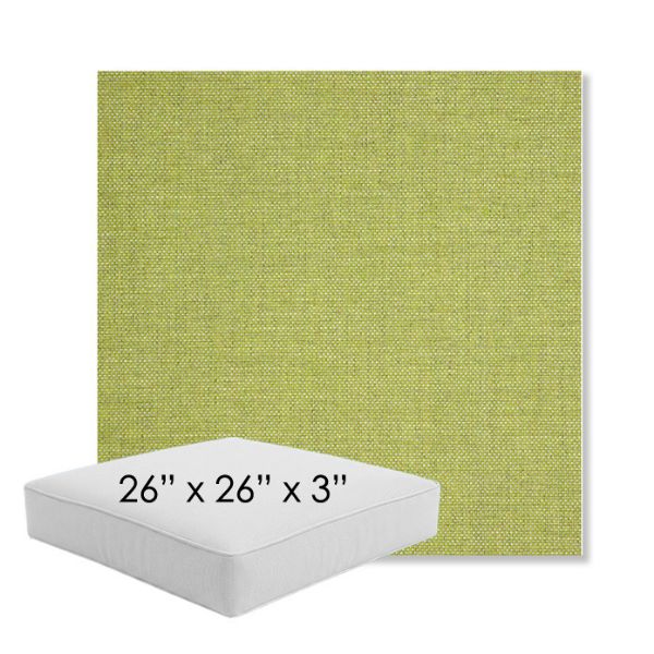 Picture of Idol Leaf | 26" x 26" x 3" Square Outdoor Cushion - Sunbrella© Fabric