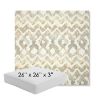 Picture of Inga Marble | 26" x 26" x 3" Square Outdoor Cushion - Sunbrella© Fabric