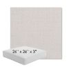Picture of Metamorphic Snow | 26" x 26" x 3" Square Outdoor Cushion - Sunbrella© Fabric