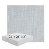 Picture of Nova Chambray | 26" x 26" x 3" Square Outdoor Cushion - Sunbrella© Fabric