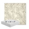 Picture of Palma Whitesand | 26" x 26" x 3" Square Outdoor Cushion - Sunbrella© Fabric