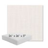 Picture of Replay Linen | 26" x 26" x 3" Square Outdoor Cushion - Sunbrella© Fabric