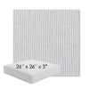 Picture of Replay Sea | 26" x 26" x 3" Square Outdoor Cushion - Sunbrella© Fabric