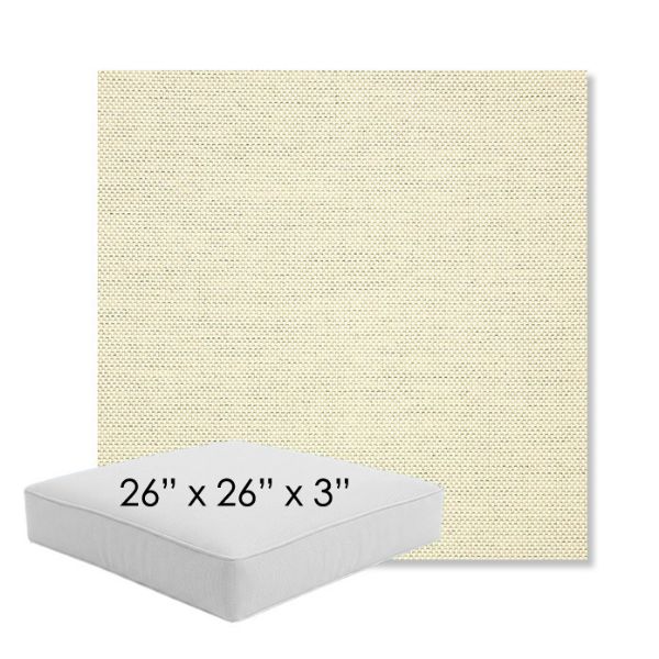 Picture of Sailcloth Sailor | 26" x 26" x 3" Square Outdoor Cushion - Sunbrella© Fabric