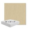 Picture of Spectrum Sand | 26" x 26" x 3" Square Outdoor Cushion - Sunbrella© Fabric