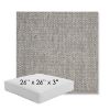 Picture of Tailored Fog | 26" x 26" x 3" Square Outdoor Cushion - Sunbrella© Fabric