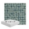 Picture of Toggle Splash | 26" x 26" x 3" Square Outdoor Cushion - Sunbrella© Fabric