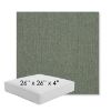 Picture of Cast Sage | 26" x 26" x 4" Square Outdoor Cushion - Sunbrella© Fabric