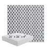 Picture of Detail Navy | 26" x 26" x 4" Square Outdoor Cushion - Sunbrella© Fabric