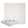 Picture of Dumont Snow | 26" x 26" x 4" Square Outdoor Cushion - Sunbrella© Fabric