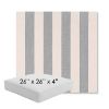 Picture of Leisure Denim | 26" x 26" x 4" Square Outdoor Cushion - Sunbrella© Fabric