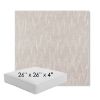 Picture of Mountains Snow | 26" x 26" x 4" Square Outdoor Cushion - Sunbrella© Fabric