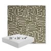 Picture of Nema Sagebrush | 26" x 26" x 4" Square Outdoor Cushion - Sunbrella© Fabric