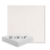 Picture of Nova Parchment | 26" x 26" x 4" Square Outdoor Cushion - Sunbrella© Fabric