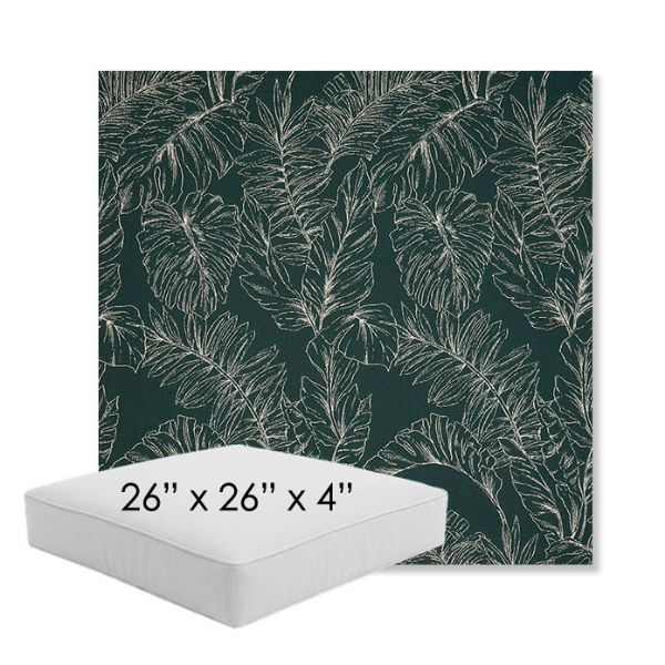Picture of Palma Canopy | 26" x 26" x 4" Square Outdoor Cushion - Sunbrella© Fabric