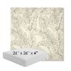 Picture of Palma Whitesand | 26" x 26" x 4" Square Outdoor Cushion - Sunbrella© Fabric