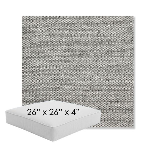 Picture of Piazza Stone | 26" x 26" x 4" Square Outdoor Cushion - Sunbrella© Fabric