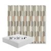 Picture of Precise Fawn | 26" x 26" x 4" Square Outdoor Cushion - Sunbrella© Fabric