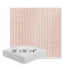 Picture of Replay Clay | 26" x 26" x 4" Square Outdoor Cushion - Sunbrella© Fabric