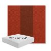 Picture of Rothko Whiskey Ginger | 26" x 26" x 4" Square Outdoor Cushion - Sunbrella© Fabric