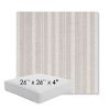 Picture of Tranquil Linen | 26" x 26" x 4" Square Outdoor Cushion - Sunbrella© Fabric