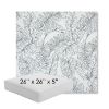 Picture of Calm Laurel | 26" x 26" x 5" Square Outdoor Cushion - Sunbrella© Fabric