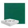 Picture of Canvas Forest Green | 26" x 26" x 5" Square Outdoor Cushion - Sunbrella© Fabric