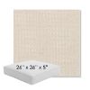 Picture of Charmer Parchment | 26" x 26" x 5" Square Outdoor Cushion - Sunbrella© Fabric