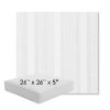 Picture of Compose Linen | 26" x 26" x 5" Square Outdoor Cushion - Sunbrella© Fabric
