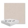 Picture of Dumont Cream | 26" x 26" x 5" Square Outdoor Cushion - Sunbrella© Fabric