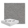 Picture of Dumont Slate | 26" x 26" x 5" Square Outdoor Cushion - Sunbrella© Fabric