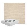 Picture of Embrace Linen | 26" x 26" x 5" Square Outdoor Cushion - Sunbrella© Fabric