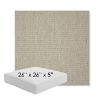 Picture of Heritage Smoke | 26" x 26" x 5" Square Outdoor Cushion - Sunbrella© Fabric