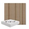 Picture of Influence Teak | 26" x 26" x 5" Square Outdoor Cushion - Sunbrella© Fabric