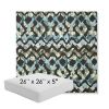 Picture of Inga Green Tea | 26" x 26" x 5" Square Outdoor Cushion - Sunbrella© Fabric