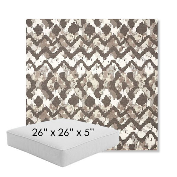 Picture of Inga Merino | 26" x 26" x 5" Square Outdoor Cushion - Sunbrella© Fabric