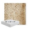 Picture of Instinct Toffee | 26" x 26" x 5" Square Outdoor Cushion - Sunbrella© Fabric