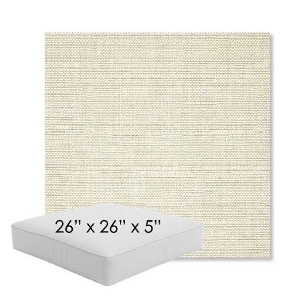 Picture of Piazza Vapor | 26" x 26" x 5" Square Outdoor Cushion - Sunbrella© Fabric