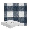 Picture of Preso Indigo | 26" x 26" x 5" Square Outdoor Cushion - Sunbrella© Fabric