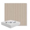 Picture of Refresh Dune | 26" x 26" x 5" Square Outdoor Cushion - Sunbrella© Fabric