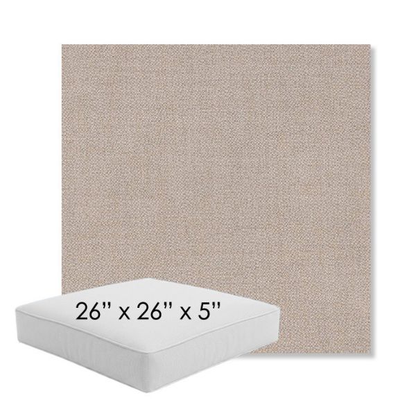 Picture of Remix Silk | 26" x 26" x 5" Square Outdoor Cushion - Sunbrella© Fabric