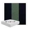 Picture of Rothko Mint Julep | 26" x 26" x 5" Square Outdoor Cushion - Sunbrella© Fabric
