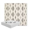 Picture of Spinner Diamond Onyx | 26" x 26" x 5" Square Outdoor Cushion - Sunbrella© Fabric