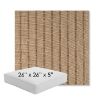 Picture of Unwind Driftwood | 26" x 26" x 5" Square Outdoor Cushion - Sunbrella© Fabric
