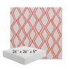 Picture of Voyage Tamale | 26" x 26" x 5" Square Outdoor Cushion - Sunbrella© Fabric
