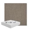 Picture of Cast Shale | 26" x 26" x 6" Square Outdoor Cushion - Sunbrella© Fabric