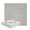 Picture of Dumont Dove | 26" x 26" x 6" Square Outdoor Cushion - Sunbrella© Fabric