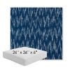 Picture of Mountains Lagoon | 26" x 26" x 6" Square Outdoor Cushion - Sunbrella© Fabric