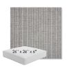Picture of Proven Ash | 26" x 26" x 6" Square Outdoor Cushion - Sunbrella© Fabric