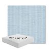 Picture of Solo Ocean | 26" x 26" x 6" Square Outdoor Cushion - Sunbrella© Fabric